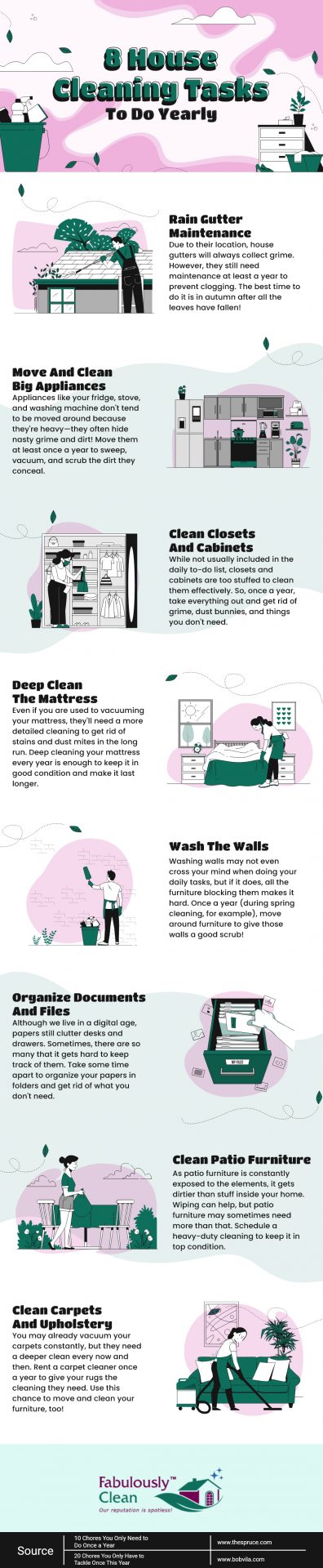 house cleaning tasks